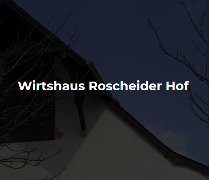 Logo Wirtshaus Roscheider Hof
